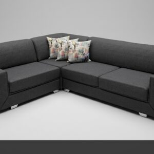 El Juego de Sala Onyx destaca por su sofisticación y elegancia contemporánea. El amplio sofá en gris plata con tapizado de terciopelo suave presenta un diseño de paneles verticales que aportan textura y profundidad. Acompañado de una impactante mesa de centro hexagonal con acabado espejo, crea un conjunto lleno de estilo y presencia.